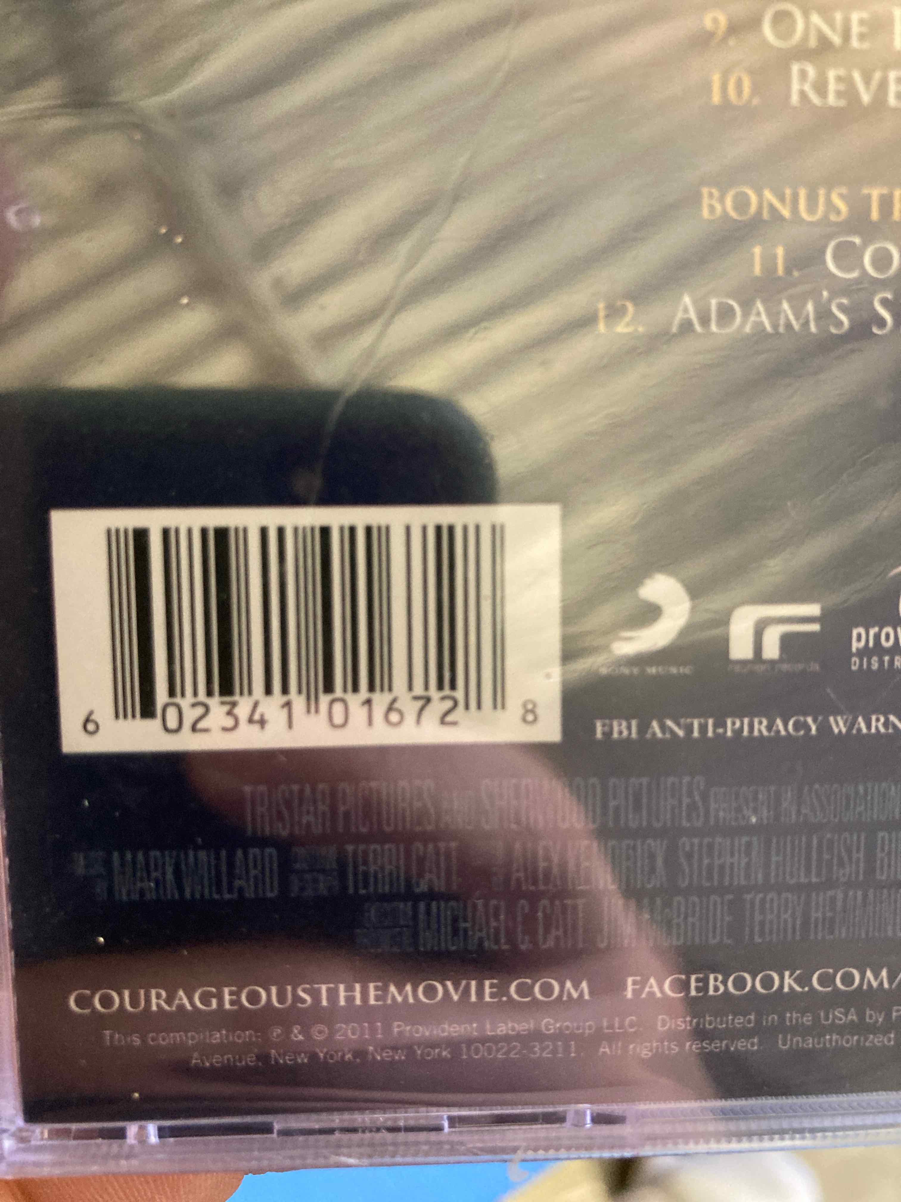 Courageous — Motion Picture Soundtrack (CD)