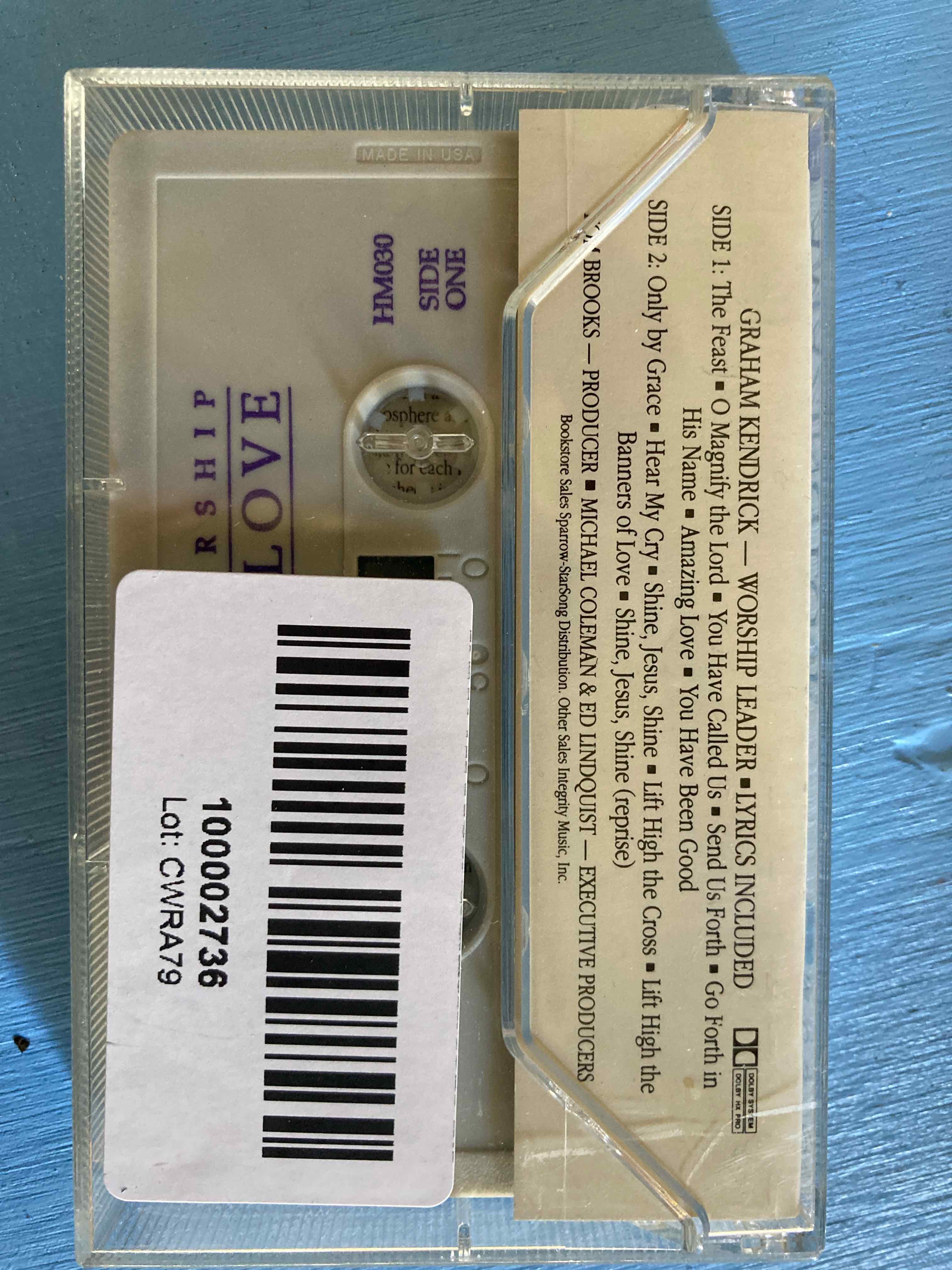 Praise Worship — Amazing Love (Cassette Tape)