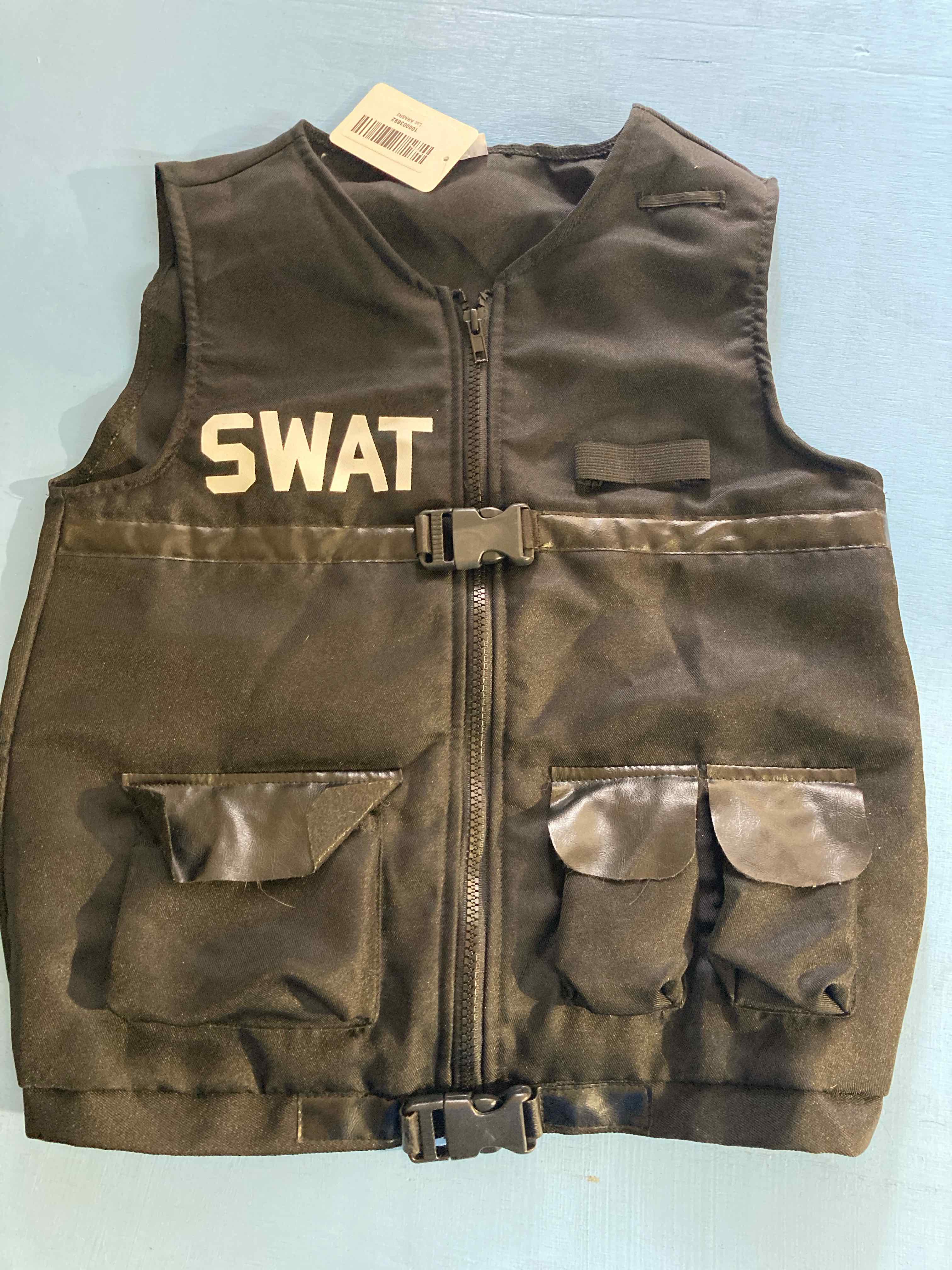 Black Polyester SWAT Vest