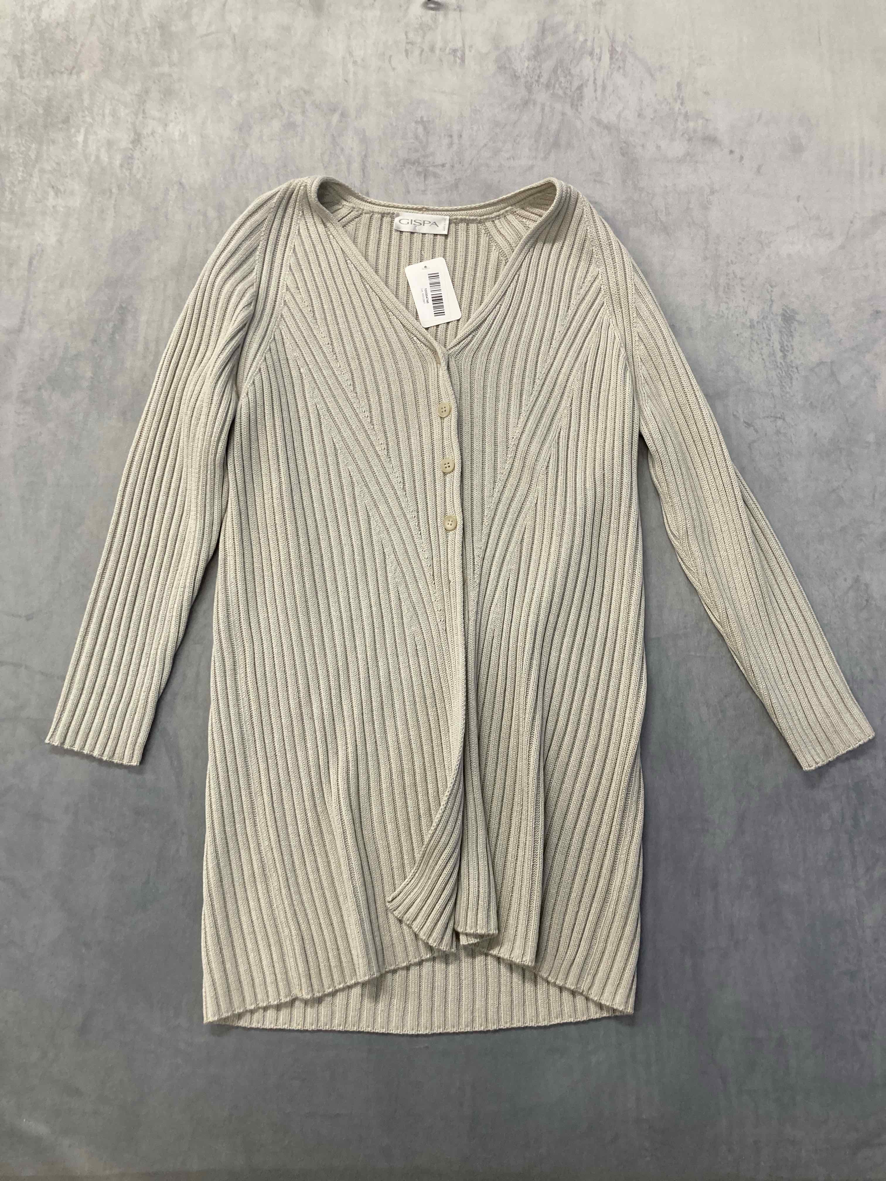 Gispa Grey Knit Cardigan