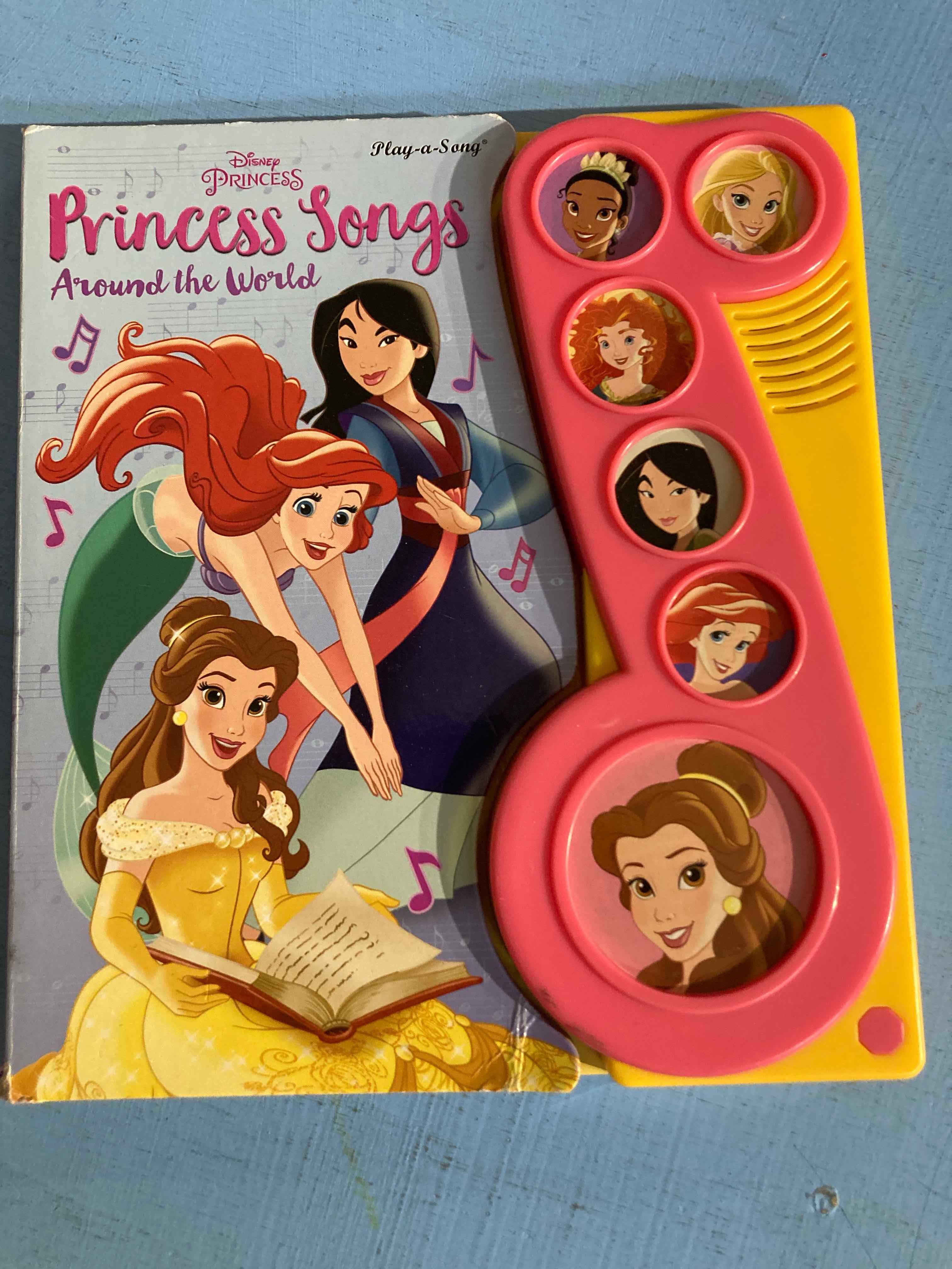Disney Princess Multicolor Children's Musical Book