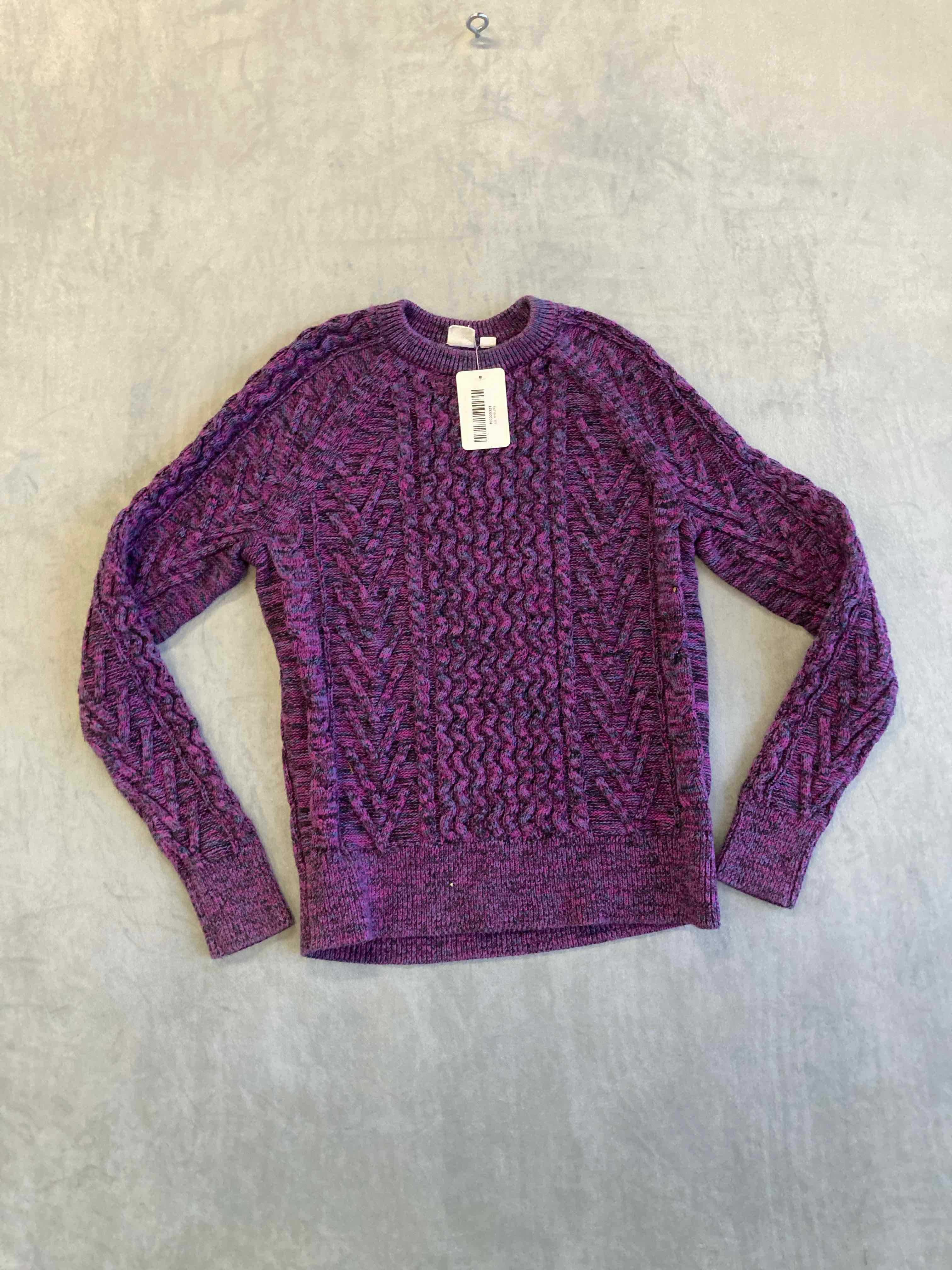 Gap Purple Cotton Sweater Small