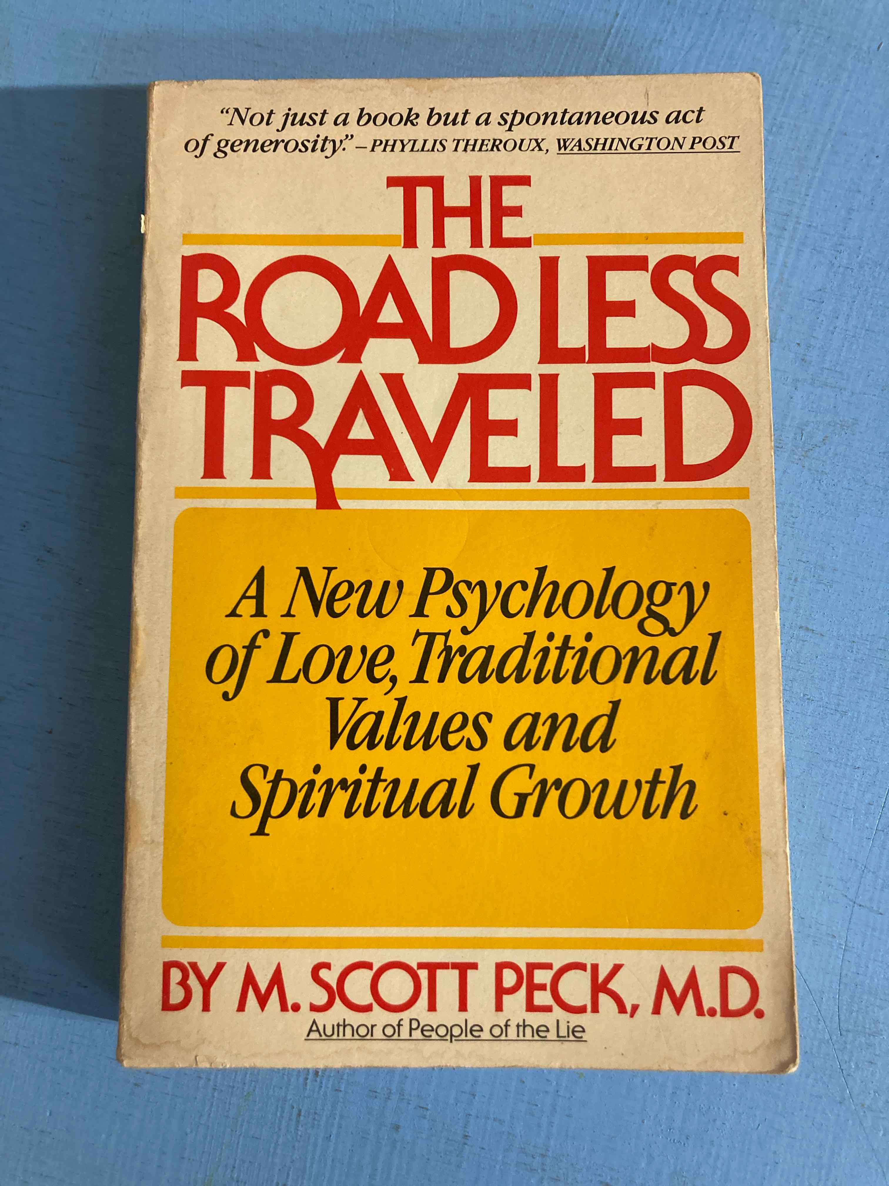 Touchstone Yellow The Road Less Traveled Book