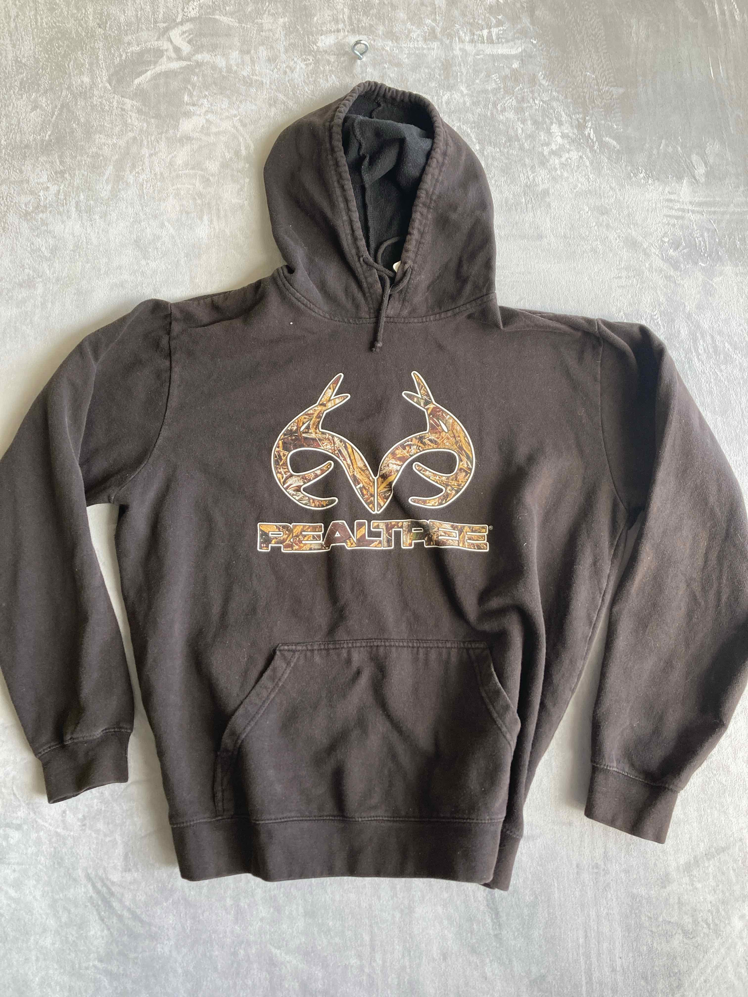 Realtree Black Cotton Blend Hoodie