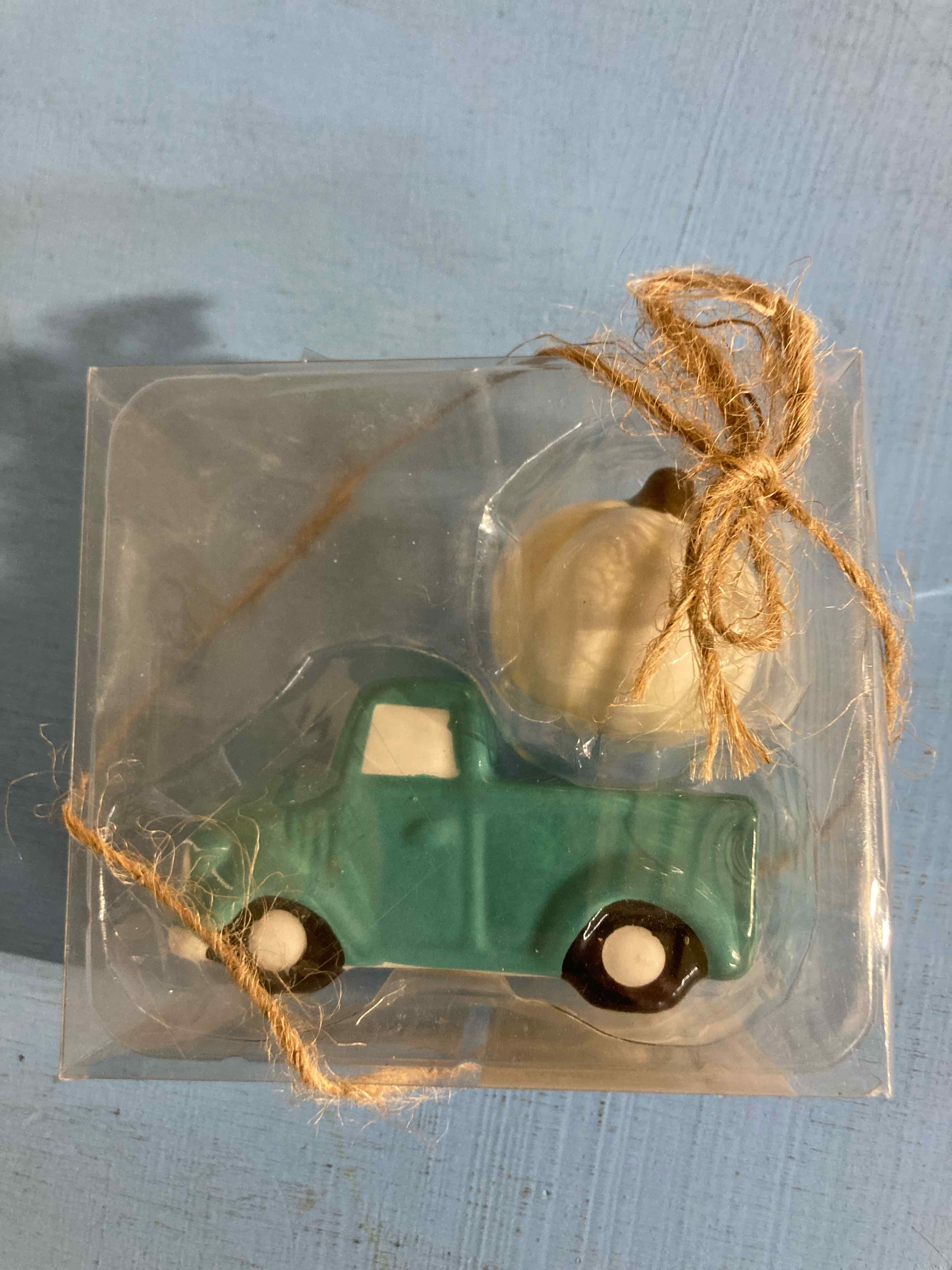 Green Toy Truck Decoration