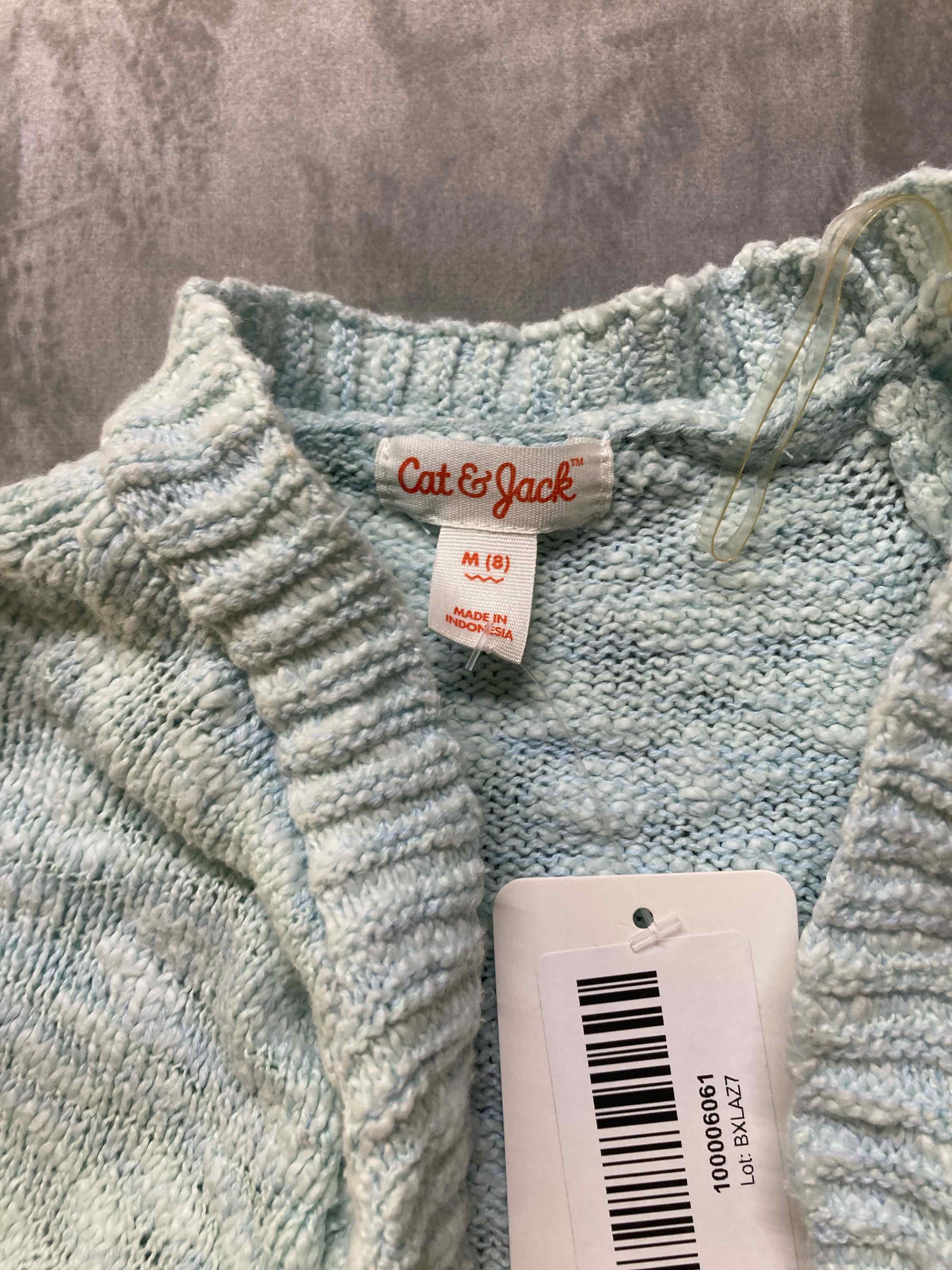 Cat Jack Light Blue Cotton Blend Cardigan Medium